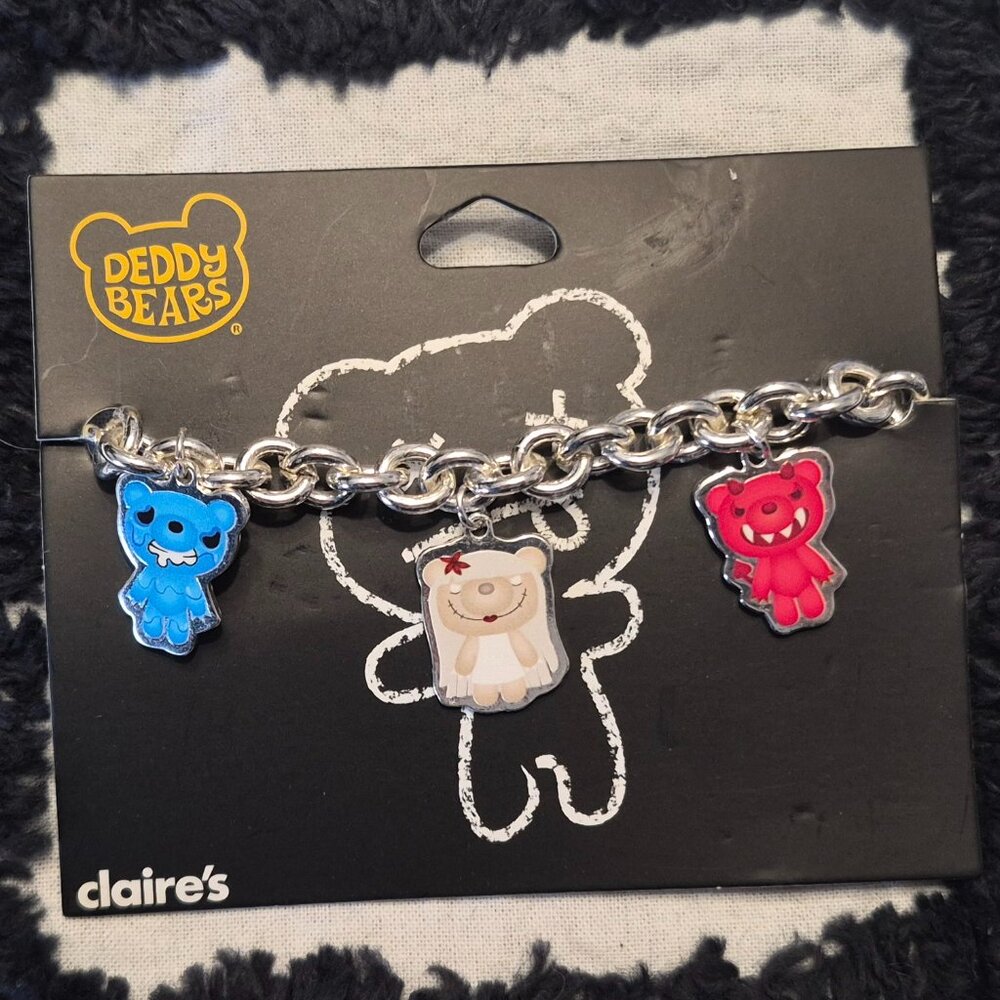 NEW Deddy Bears Character Charm Bracelet